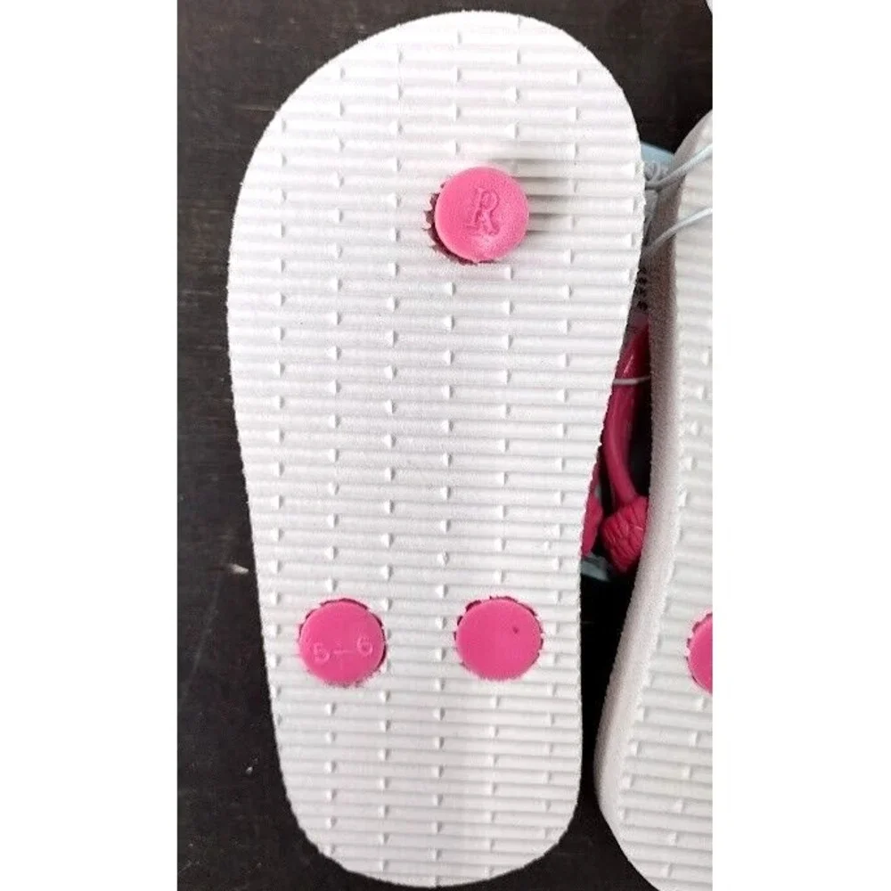 Cat Jack Toddler Kids Unicorn‎ Flip Flops Sandals Pink Size S 5/6